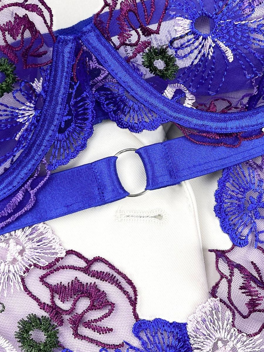 Dream Garden Floral Embroidered Bodysuit