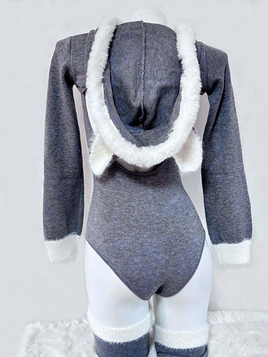 Gray Mrs Wolf Costume