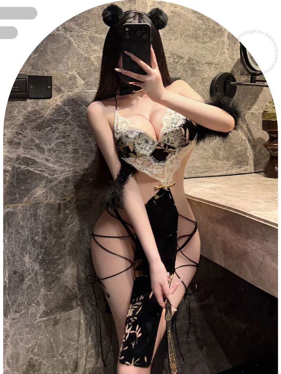 Spicy Floral Lace Lingerie Dress