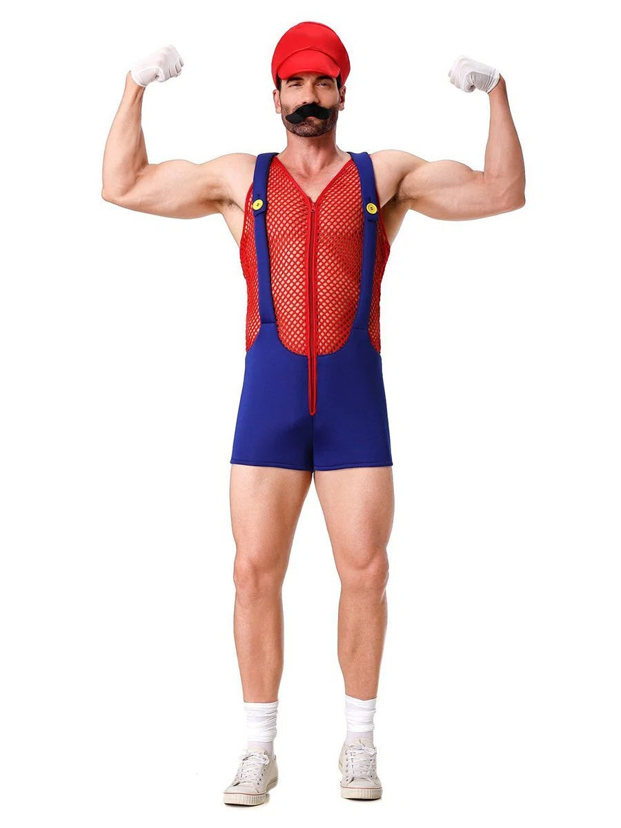 Men's Super Plumber Romper