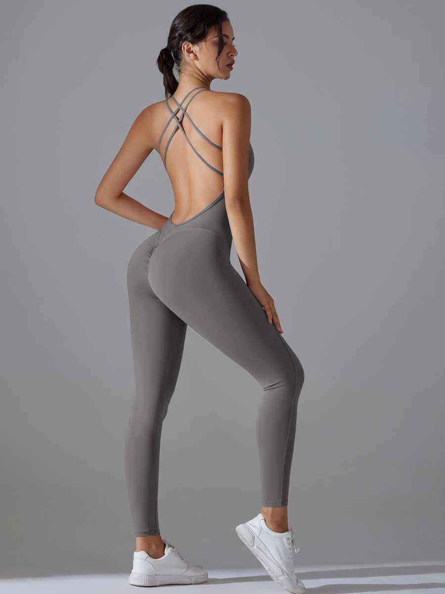 Yoga Workout Full Length Jumpsuit