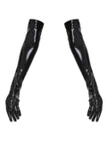 Yomorio Women's Wet Look Long Gloves